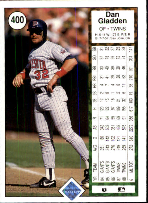1989 Upper Deck Baseball Card Pick 249-496 - Picture 299 of 491