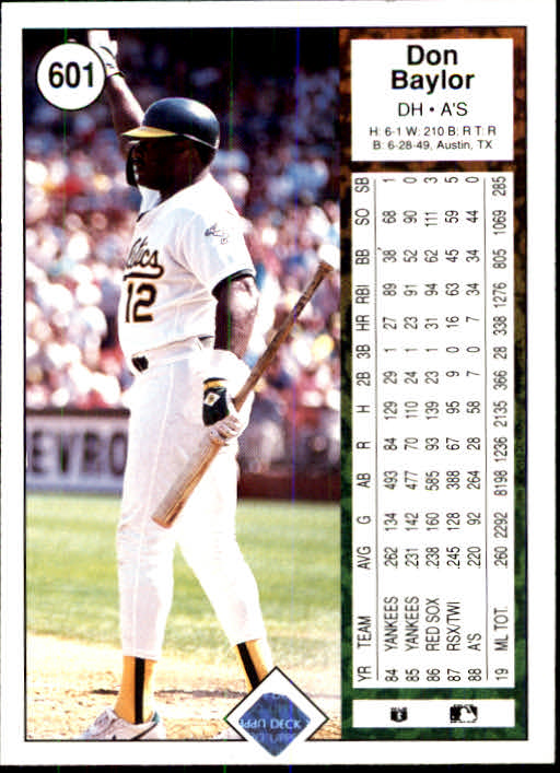 1989 Upper Deck Baseball Card Pick 497-740 - Picture 209 of 481