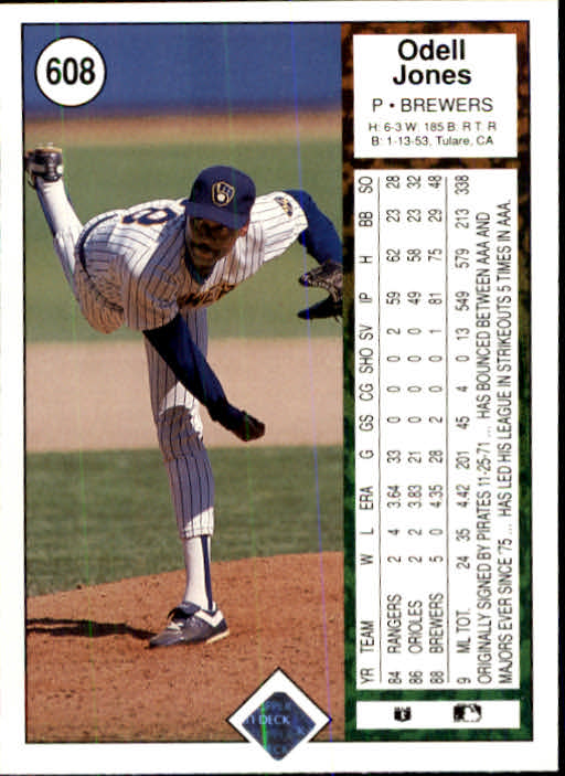 1989 Upper Deck Baseball Card Pick 497-740 - Picture 223 of 481