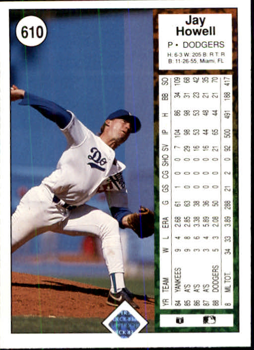 1989 Upper Deck Baseball Card Pick 497-740 - Picture 227 of 481