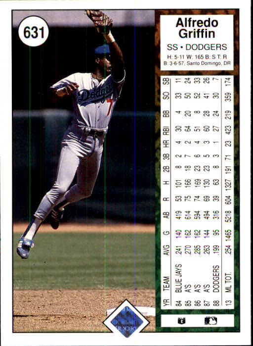 1989 Upper Deck Baseball Card Pick 497-740 - Picture 267 of 481