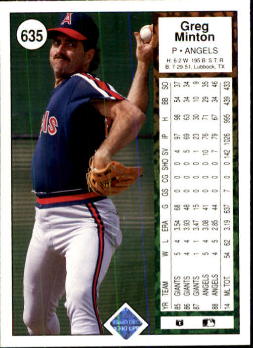 1989 Upper Deck Baseball Card Pick 497-740 - Picture 275 of 481
