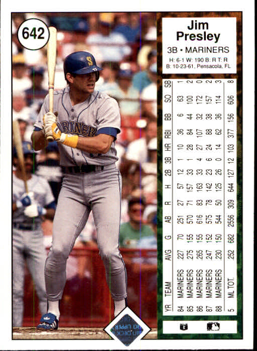 1989 Upper Deck Baseball Card Pick 497-740 - Picture 291 of 481