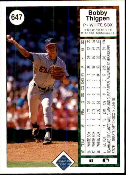 1989 Upper Deck Baseball Card Pick 497-740 - Picture 301 of 481