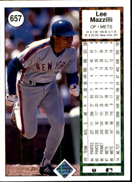 1989 Upper Deck Baseball Card Pick 497-740 - Picture 319 of 481