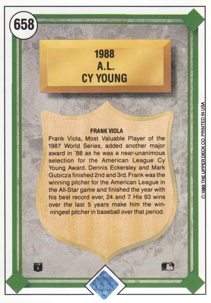 1989 Upper Deck Baseball Card Pick 497-740 - Picture 321 of 481