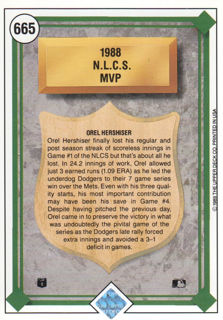 1989 Upper Deck Baseball Card Pick 497-740 - Picture 333 of 481