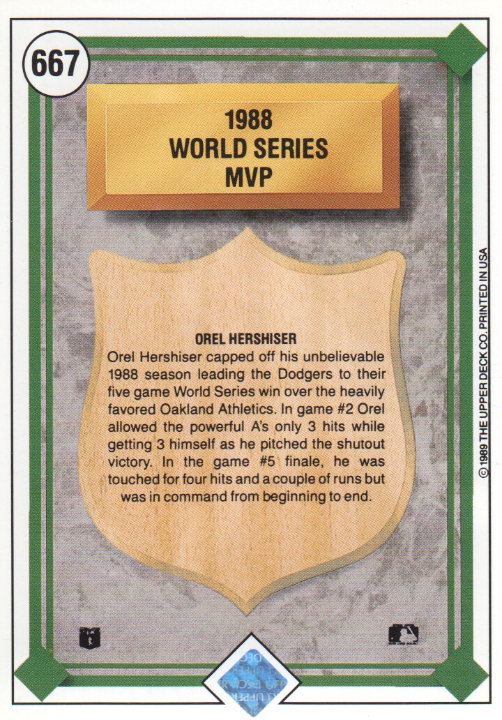 1989 Upper Deck Baseball Card Pick 497-740 - Picture 337 of 481