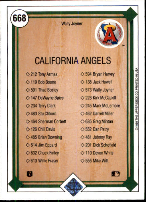 1989 Upper Deck Baseball Card Pick 497-740 - Picture 339 of 481