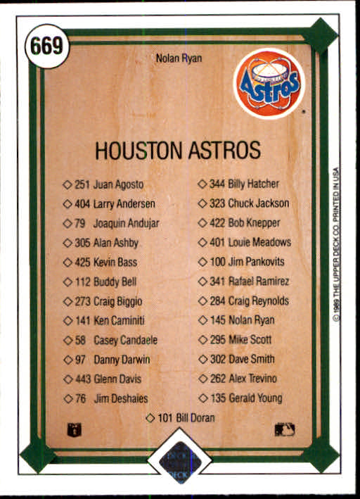 1989 Upper Deck Baseball Card Pick 497-740 - Picture 341 of 481