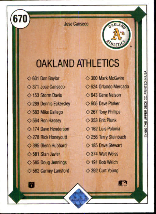 1989 Upper Deck Baseball Card Pick 497-740 - Picture 343 of 481