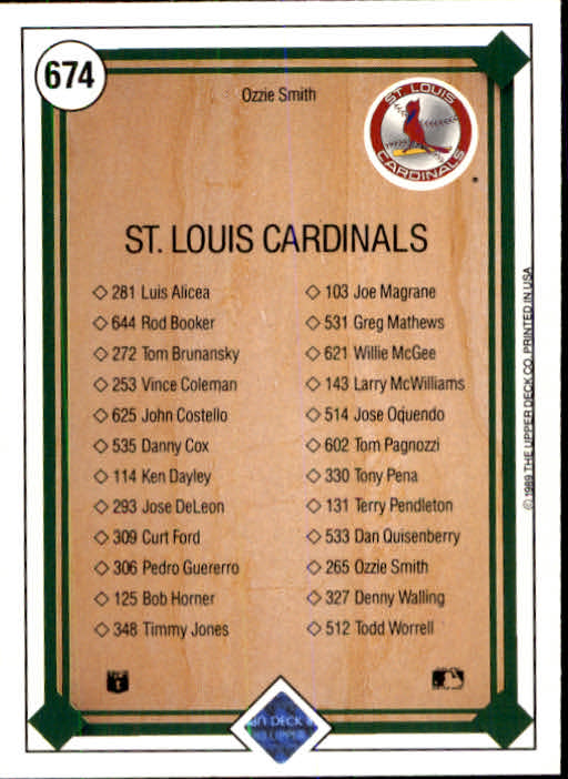 1989 Upper Deck Baseball Card Pick 497-740 - Picture 351 of 481
