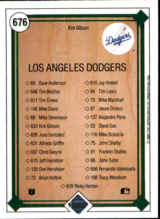 1989 Upper Deck Baseball Card Pick 497-740 - Picture 355 of 481