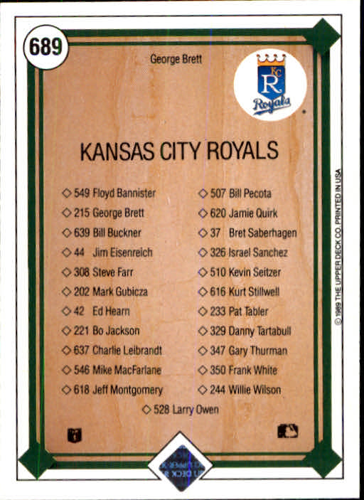 1989 Upper Deck Baseball Card Pick 497-740 - Picture 381 of 481
