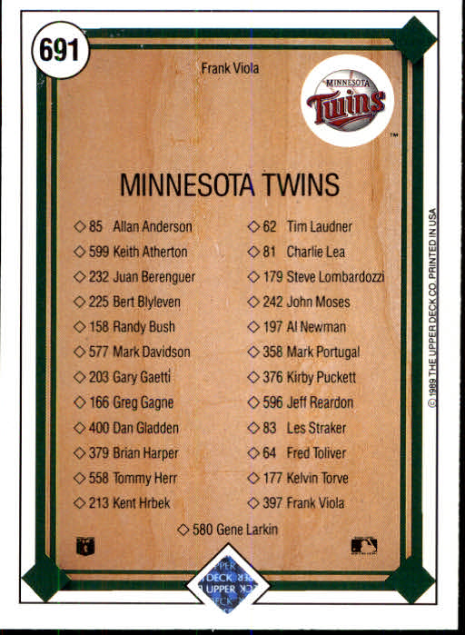 1989 Upper Deck Baseball Card Pick 497-740 - Picture 385 of 481