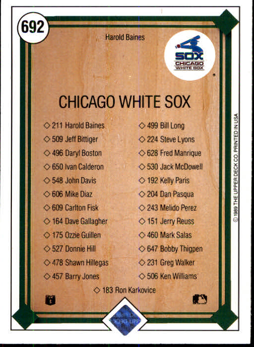 1989 Upper Deck Baseball Card Pick 497-740 - Picture 387 of 481