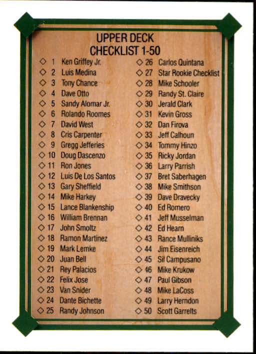 1989 Upper Deck Baseball Card Pick 497-740 - Picture 390 of 481
