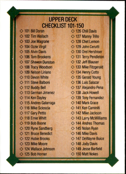 1989 Upper Deck Baseball Card Pick 497-740 - Picture 392 of 481