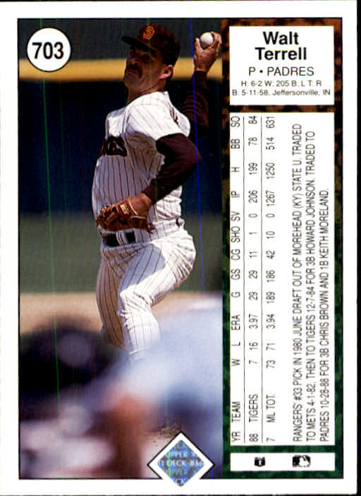 1989 Upper Deck Baseball Card Pick 497-740 - Picture 409 of 481