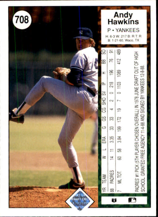1989 Upper Deck Baseball Card Pick 497-740 - Picture 419 of 481