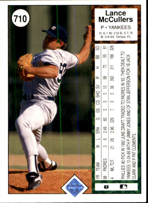 1989 Upper Deck Baseball Card Pick 497-740 - Picture 423 of 481