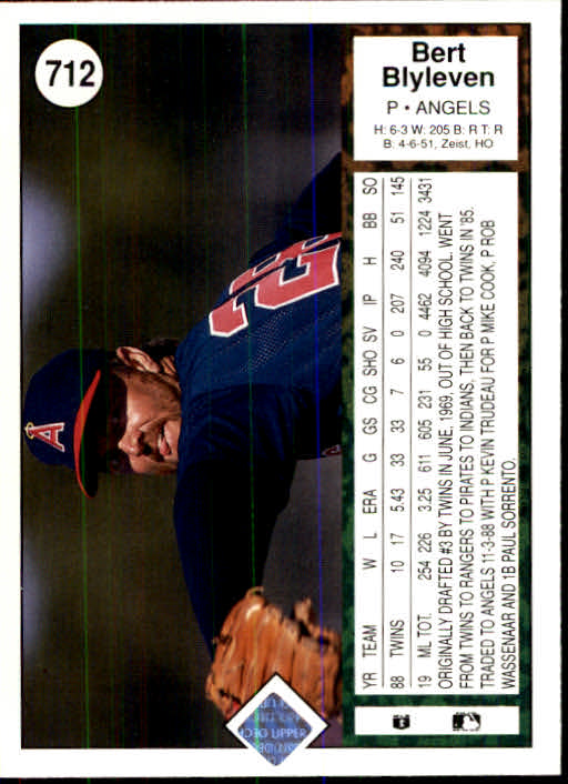 1989 Upper Deck Baseball Card Pick 497-740 - Picture 427 of 481