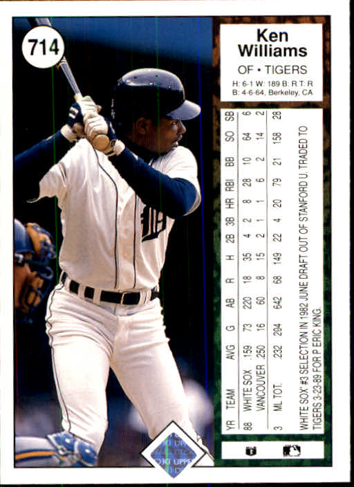 1989 Upper Deck Baseball Card Pick 497-740 - Picture 431 of 481