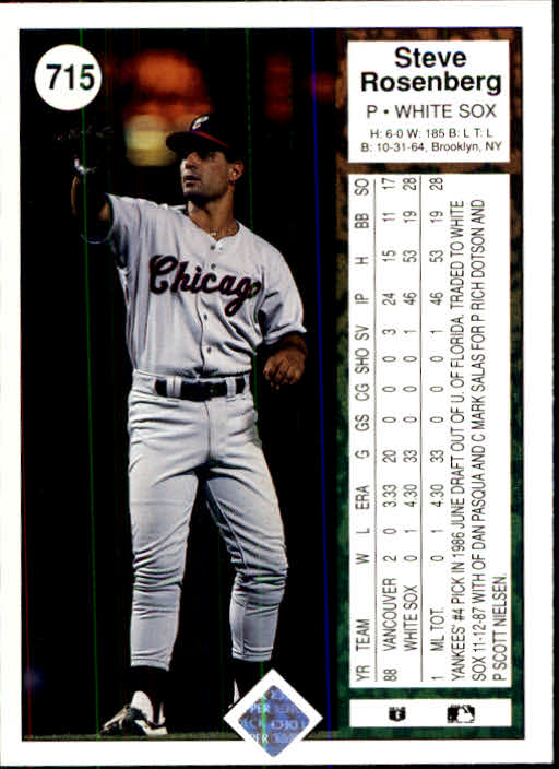 1989 Upper Deck Baseball Card Pick 497-740 - Picture 433 of 481