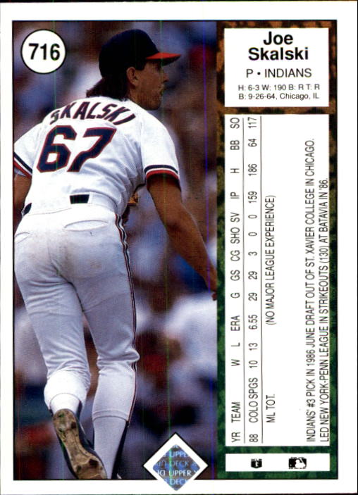 1989 Upper Deck Baseball Card Pick 497-740 - Picture 435 of 481