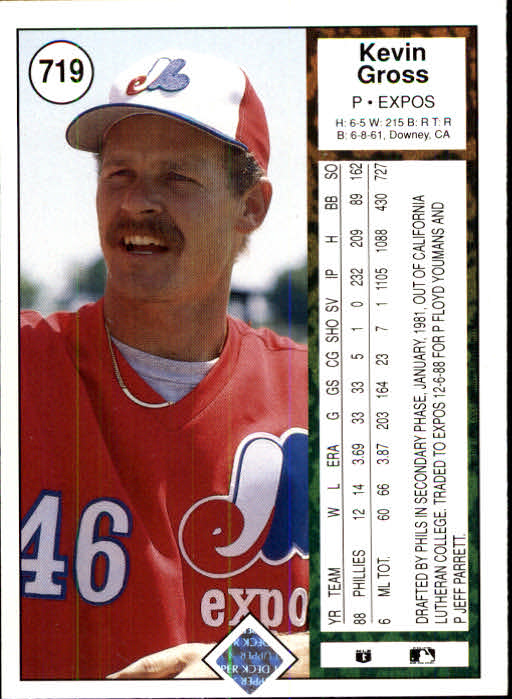 1989 Upper Deck Baseball Card Pick 497-740 - Picture 441 of 481