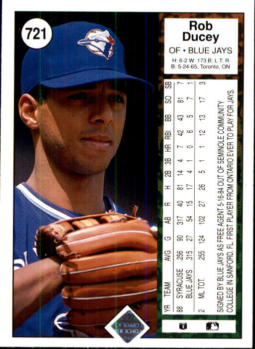 1989 Upper Deck Baseball Card Pick 497-740 - Picture 445 of 481