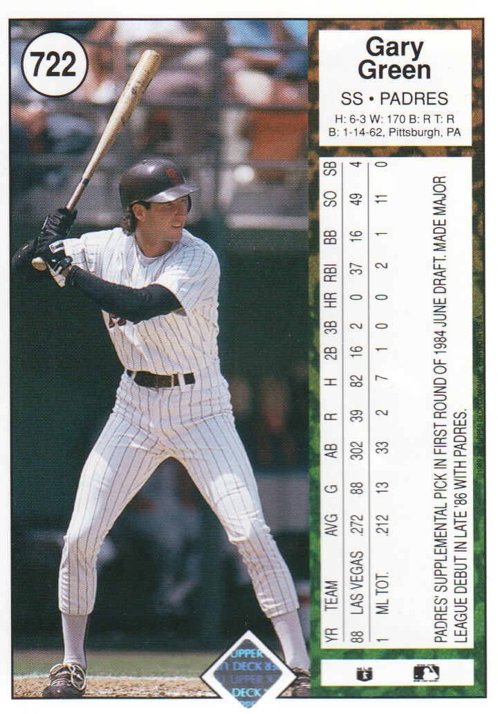 1989 Upper Deck Baseball Card Pick 497-740 - Picture 447 of 481