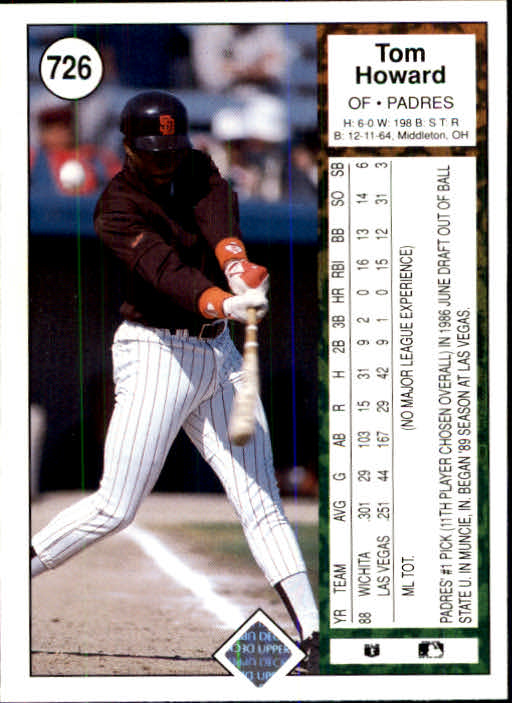 1989 Upper Deck Baseball Card Pick 497-740 - Picture 455 of 481
