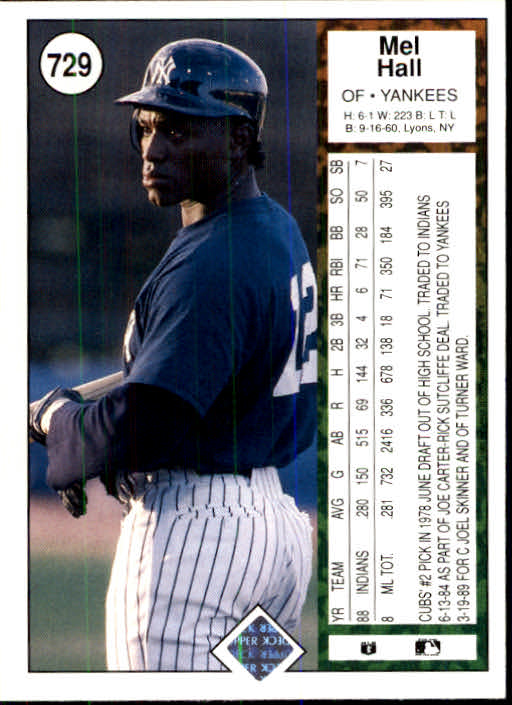 1989 Upper Deck Baseball Card Pick 497-740 - Picture 461 of 481