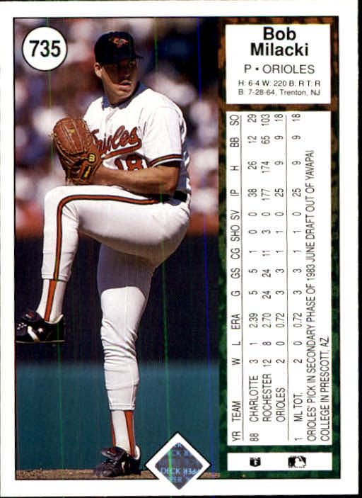 1989 Upper Deck Baseball Card Pick 497-740 - Picture 473 of 481