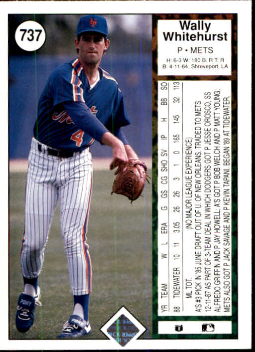 1989 Upper Deck Baseball Card Pick 497-740 - Picture 475 of 481