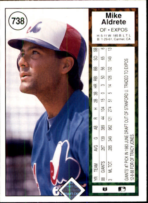 1989 Upper Deck Baseball Card Pick 497-740 - Picture 477 of 481