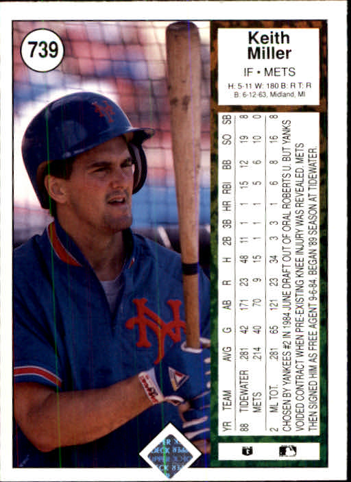 1989 Upper Deck Baseball Card Pick 497-740 - Picture 479 of 481
