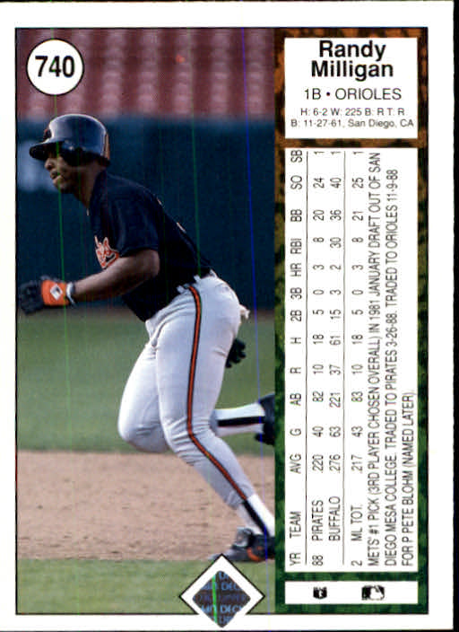 1989 Upper Deck Baseball Card Pick 497-740 - Picture 481 of 481