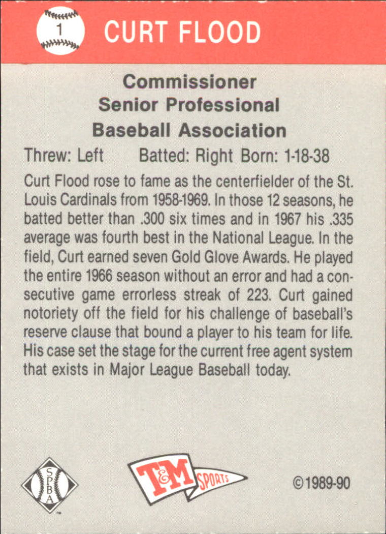 1989-90 T&M SENIOR LEAGUE SINGLES FREE SHIPPING D ---------PICK FROM LIST------ 