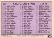 A0115- 1990 ProCards AAA Baseball Card #s 501-750 -You Pick- 15+ FREE US SHIP - Bild 74 von 84