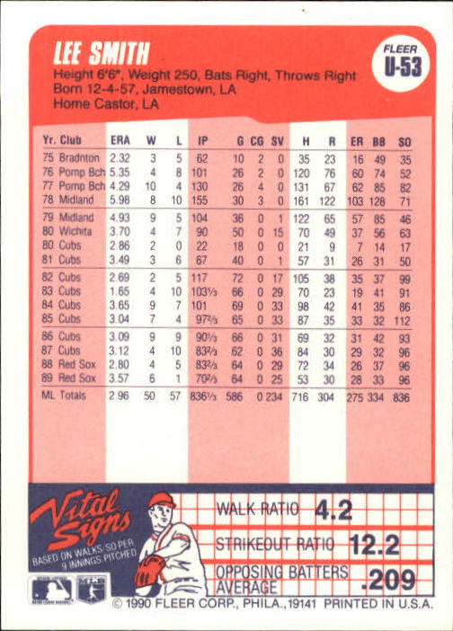 1990 Fleer Update Baseball Card Pick - Picture 105 of 259