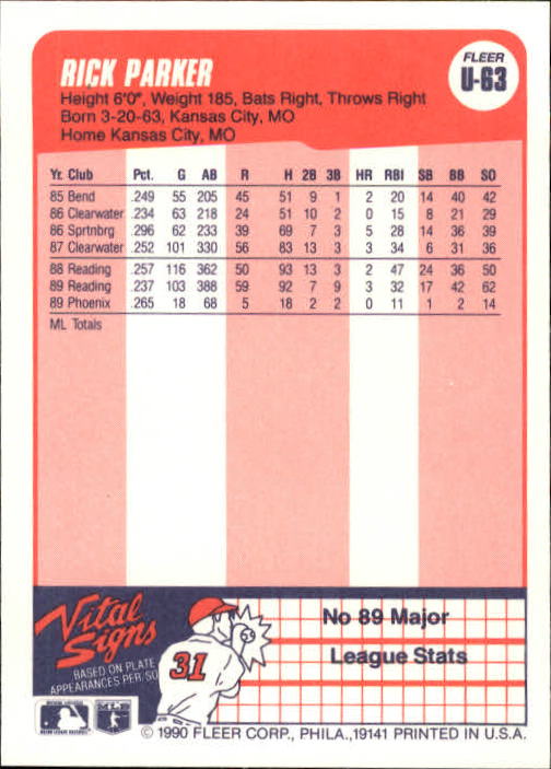 1990 Fleer Update Baseball Card Pick - Picture 125 of 259