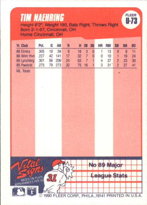 1990 Fleer Update Baseball Card Pick - Picture 145 of 259