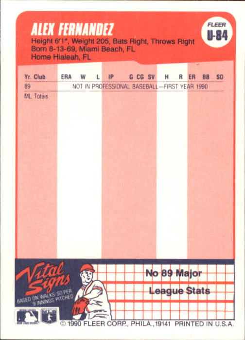 1990 Fleer Update Baseball Card Pick - Picture 167 of 259