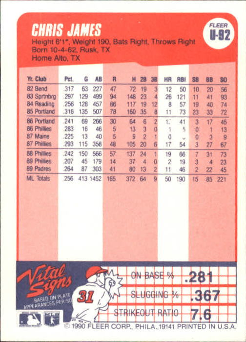 1990 Fleer Update Baseball Card Pick - Picture 181 of 259