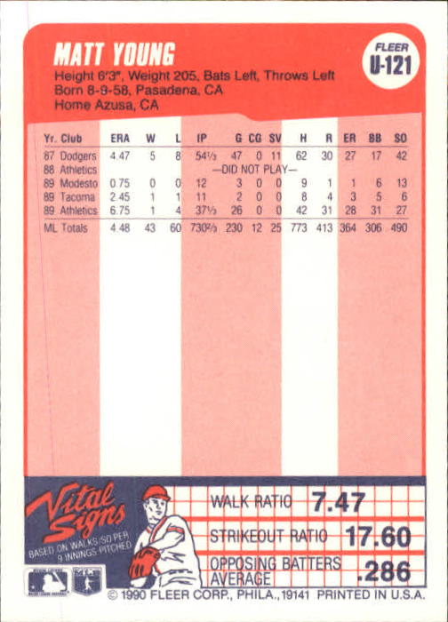 1990 Fleer Update Baseball Card Pick - Picture 239 of 259