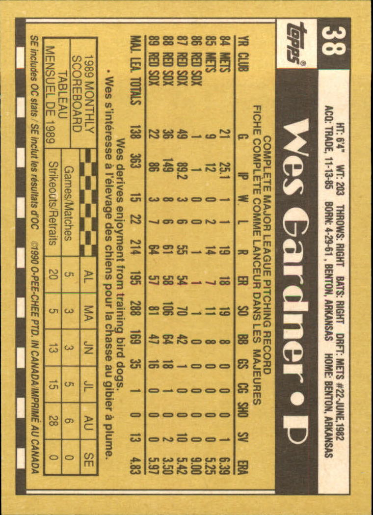 1990 O-Pee-Chee - #154 Mike Maddux