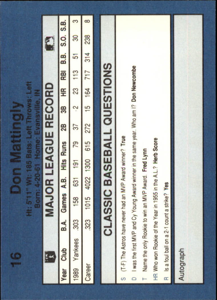 1990 Classic Blue Baseball Card Pick - Picture 33 of 299