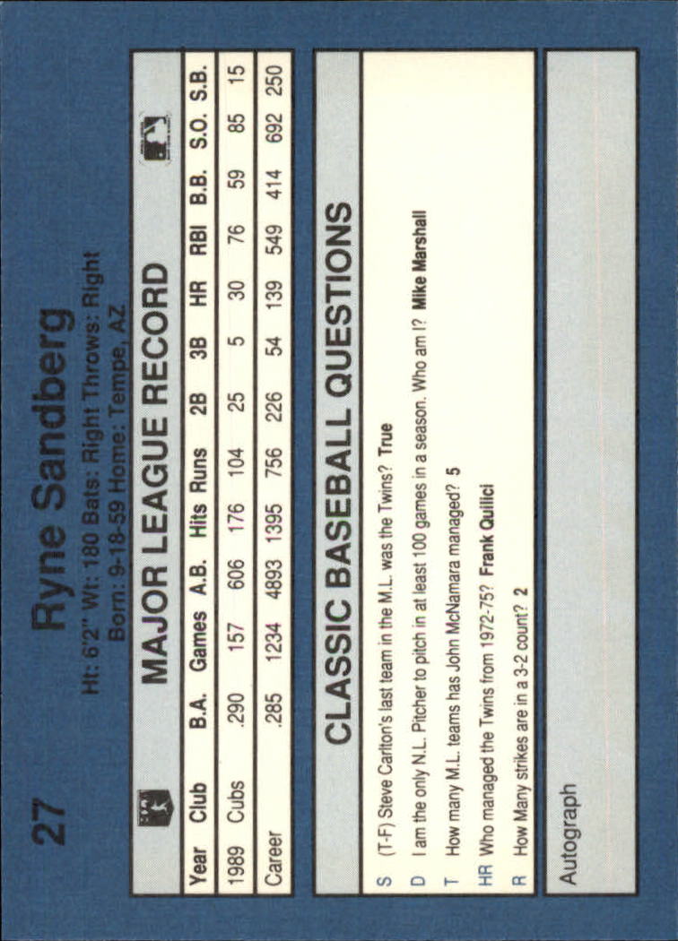 1990 Classic Blue Baseball Card Pick - Picture 51 of 299